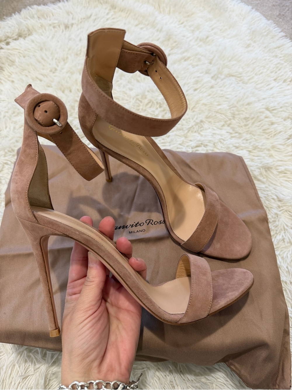 Gianvito Rossi Portofino Heel Sandal - Size 42 US  11- 11.5 - NIB - Picture 2 of 11